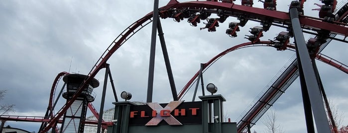 X Flight is one of Rollercoasters I’ve Conquered.