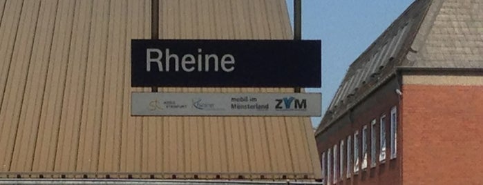 Bahnhof Rheine is one of Bf's in Ostwestfahlen / Osnabrücker u. Münsterland.