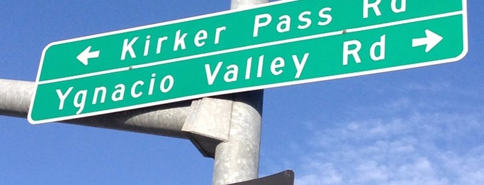 Clayton Road & Kirker Pass Road / Ygnacio Valley Road is one of Orte, die Ryan gefallen.
