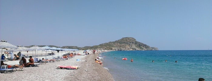 Afantou Beach is one of Greece. Rhodes.
