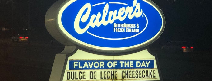 Culver's is one of My Favorite Stops (Restaurants).