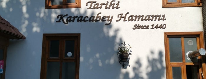 Tarihi Karacabey Hamamı is one of Ayça'nın Kaydettiği Mekanlar.
