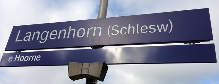 Bahnhof Langenhorn (Schlesw) is one of Bf's in Schleswig-Holstein.