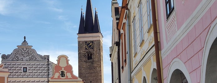 Náměstí Zachariáše z Hradce is one of Telč.