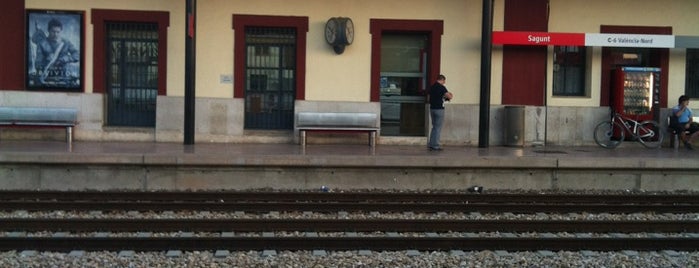 Estación de Sagunto is one of Estaciones de Tren.