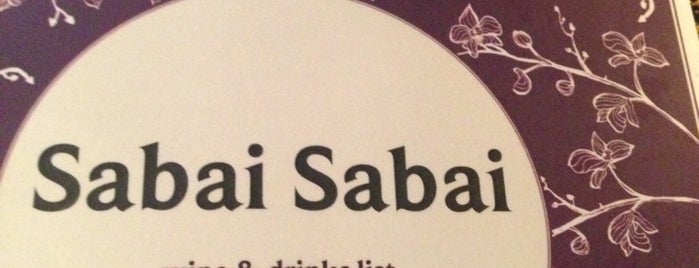 Sabai Sabai is one of Secret Dining Club.