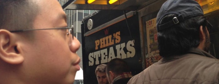 Phil's Steaks is one of สถานที่ที่บันทึกไว้ของ Kristi.