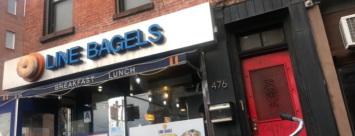 Line Bagels is one of The 13 Best Places for Hot Roast Beef in Brooklyn.