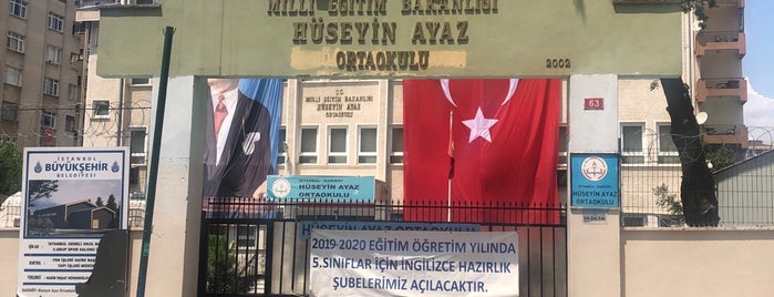 Huseyin Ayaz Ilkogretim Okulu is one of Turgut'un Beğendiği Mekanlar.