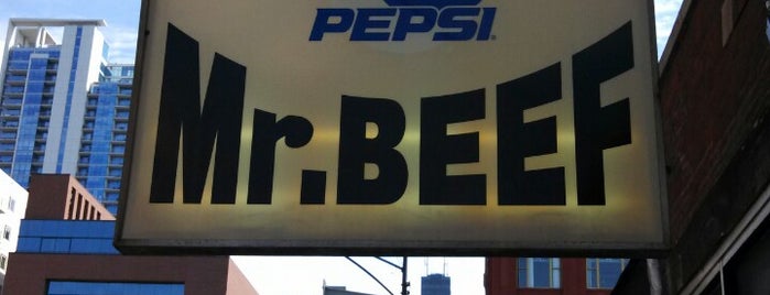 Mr. Beef is one of Chicago Musts.