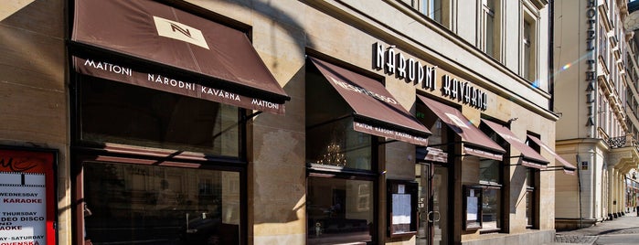 Národní kavárna is one of Lieux sauvegardés par Ondra.