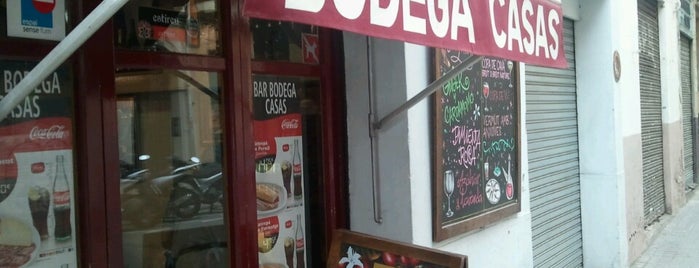 Bodega Casas is one of Tapas y bodegas en Barcelona.