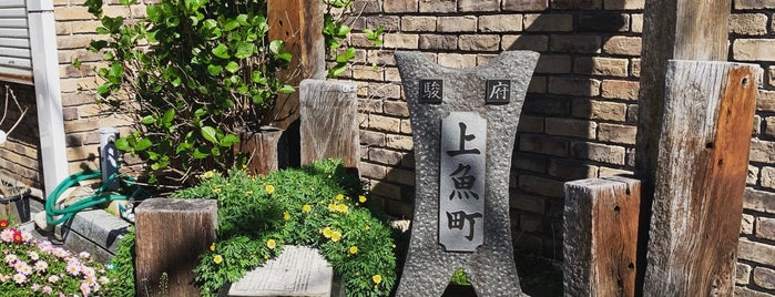 上魚町名碑 is one of 駿府96ヶ町.