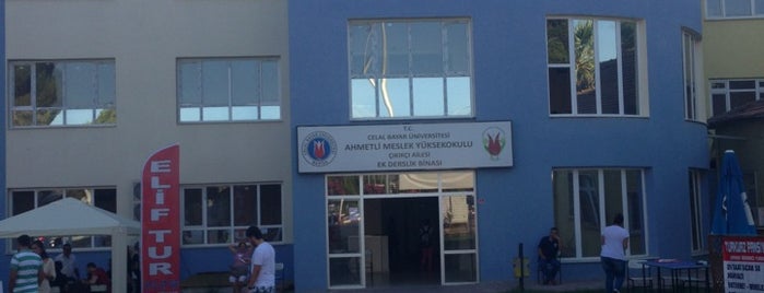 Celal Bayar Üniversitesi Ahmetli Myo is one of Tempat yang Disukai Dr.Gökhan.