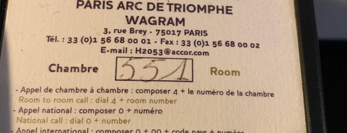 Hotel Mercure Paris Arc de Triomphe Wagram is one of La France.