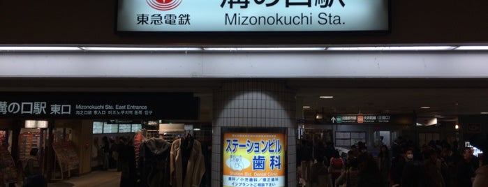 Mizonokuchi Station is one of 東京急行電鉄（東急） Tokyu.