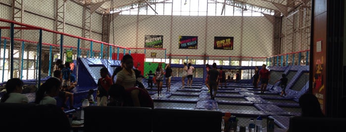 Amped Trampoline Park is one of Singapore Kids.