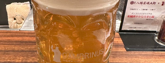 BEER CAFE GAMBRINUS is one of クラフト🍺を 美味しく飲める ブリュワリーとか.