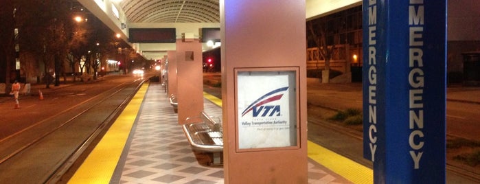 VTA Convention Center Light Rail Station is one of Hideo’s Liked Places.
