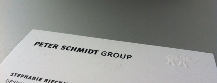 Peter Schmidt Group is one of Agenturen, Hamburg.