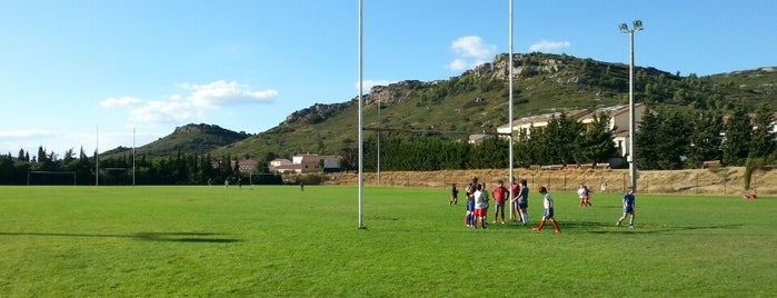 Stade Municipal "Les Cauqueillères" is one of École de Rugby Corbières XV.