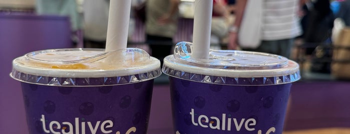 Tealive is one of MidValley, 1 Utama and Sunway.