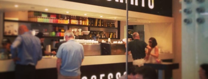 Macchiato Espresso Bar is one of New York City Coffee by Subway Stop.