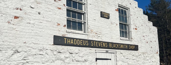 Thaddeus Stevens Blacksmith Shop at Caledonia State Park is one of Lincoln highway.