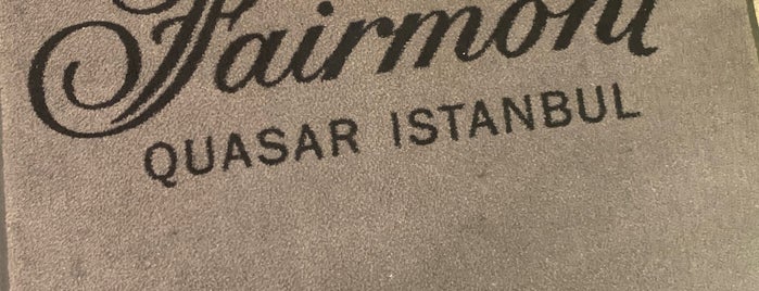 Ukiyo Fairmont Quasar İstanbul is one of Istanbul.