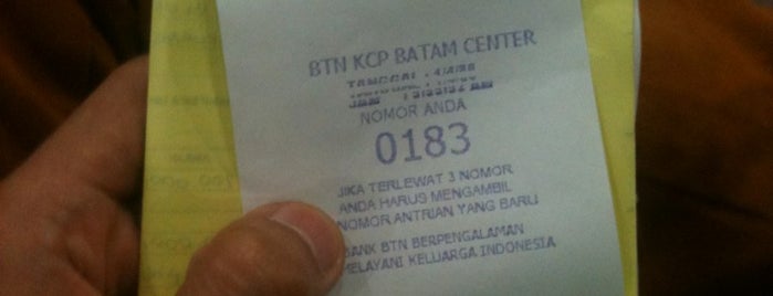 BTN is one of Batam Banks.