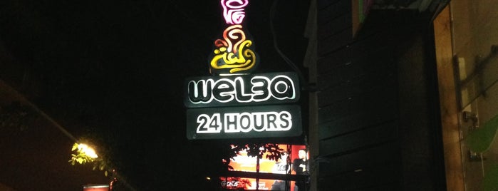 Wel3a is one of cafes.