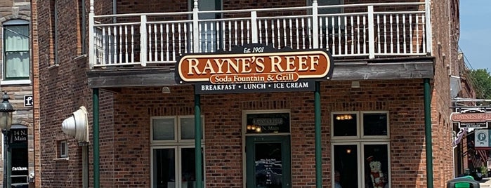 Rayne's Reef Soda Fountain & Grill is one of Maryland's eastern Shore.