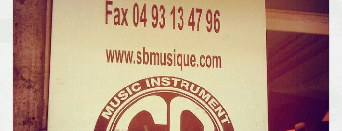 SB Musique is one of Музыкальный магазин.
