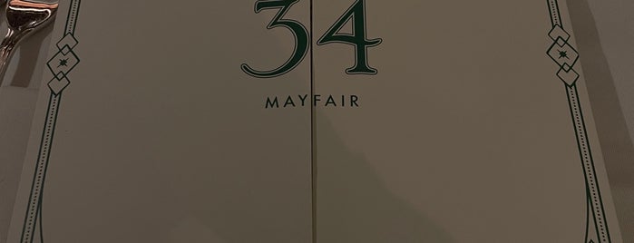 34 Mayfair is one of Oksana'nın Beğendiği Mekanlar.