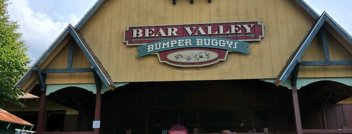 Bear Valley Bumper Buggies is one of Darien Lake Theme Park.