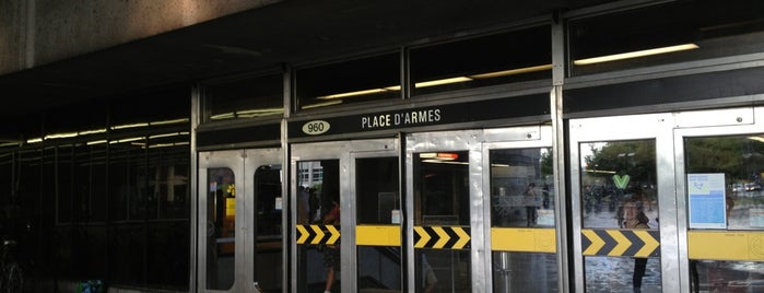 STM Station Place-d'Armes is one of Posti che sono piaciuti a Stéphan.