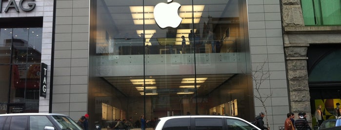 Apple Sainte-Catherine is one of 20 Most Beautiful Apple Stores in the World.