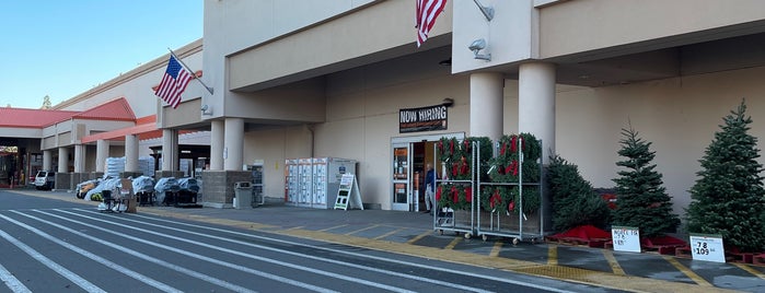 The Home Depot is one of places.