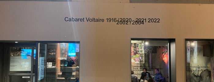 Cabaret Voltaire is one of Züri.