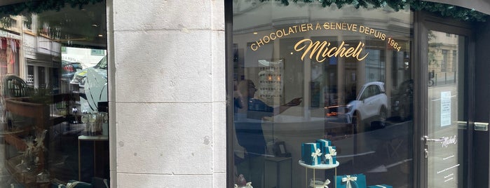 Chocolaterie Micheli is one of Geneva bars-cafés to do!.