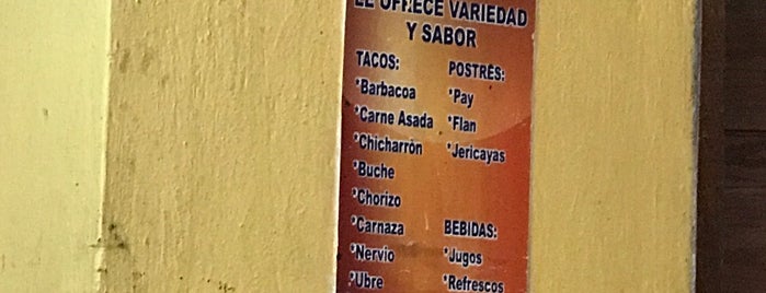 Tacos de Barbacoa "El Che & Mesie" is one of Tacos.