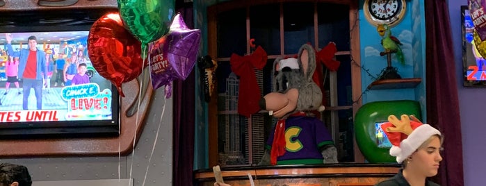 Chuck E. Cheese is one of Kendall Placea.