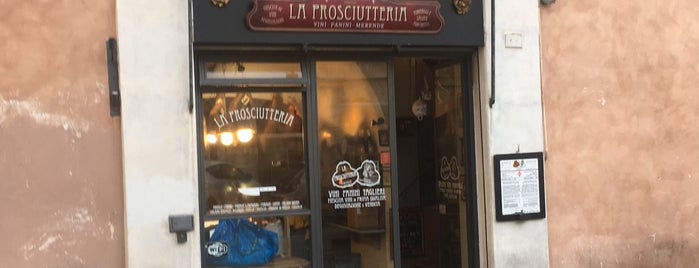 La Prosciutteria is one of Restaurants around us.