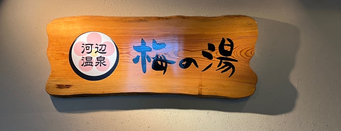 河辺温泉 梅の湯 is one of お風呂.
