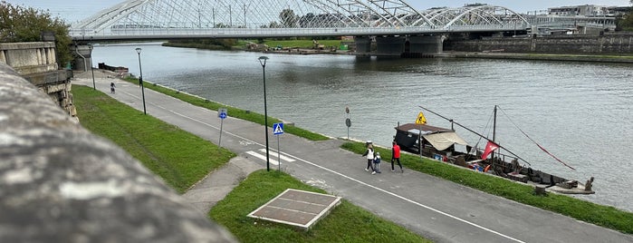 Vistula River is one of Krakow.