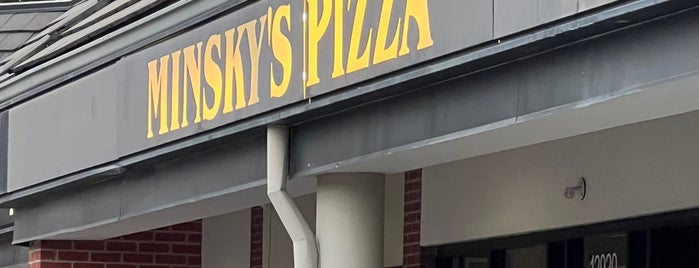 Minsky's Pizza is one of Favorite Food.