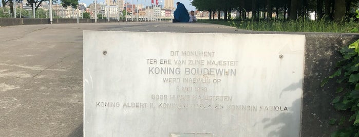 Monument Koning Boudewijn - uitkijk Linkeroever is one of Top 10 favorites places in Antwerpen, België.
