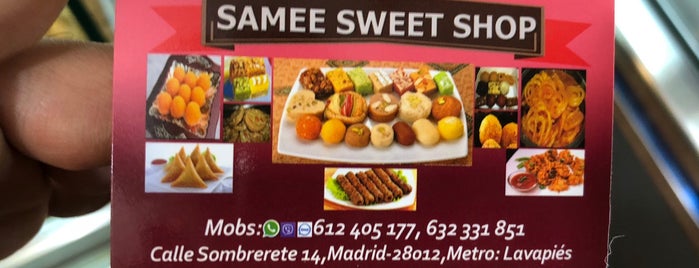 Samee sweet shop is one of Los Top de Madrid.