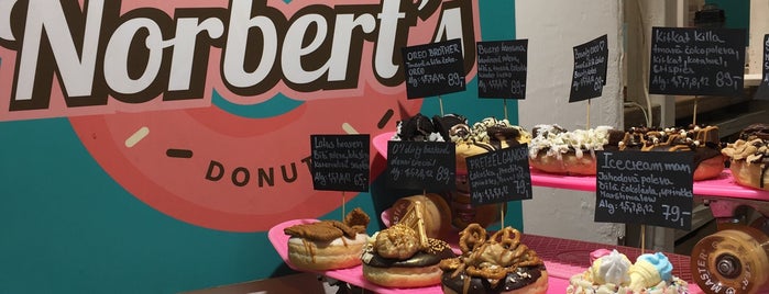 Norbert’s Donuts is one of Prague.