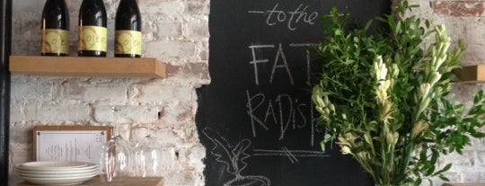 The Fat Radish is one of New York Sips.